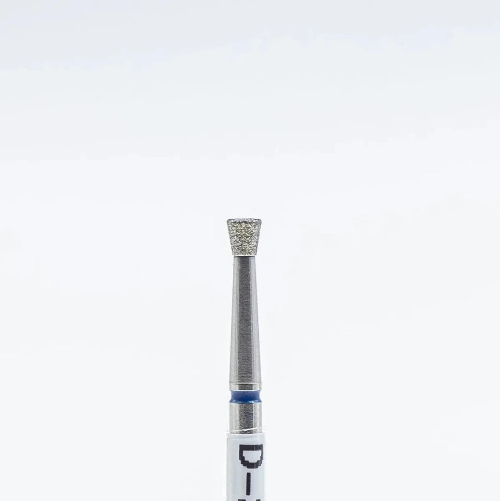 Diamond nail bit, Inverted Cone 2.5 - Fine (Red) D-25 - Level Up Beauty Supply