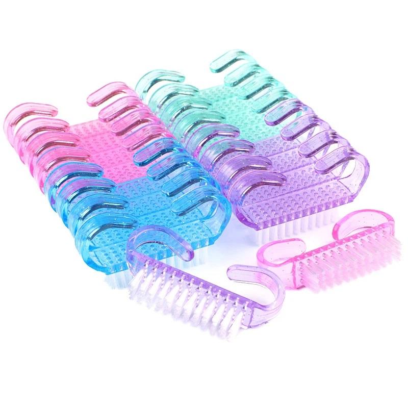 Small Manicure Dust Cleaning Brush, Hard, 1pcs - Level Up Beauty Supply