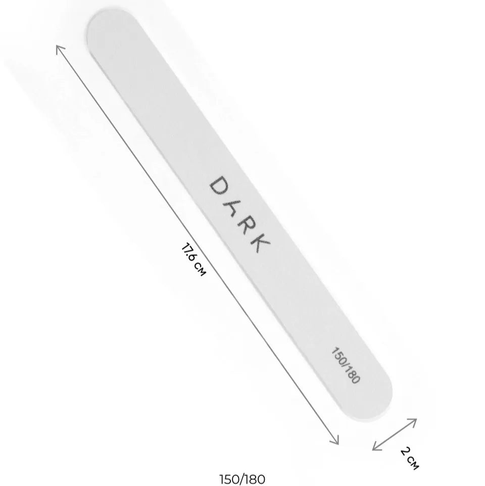 DARK White Classic disposable files 150/180 grit, 1pc
