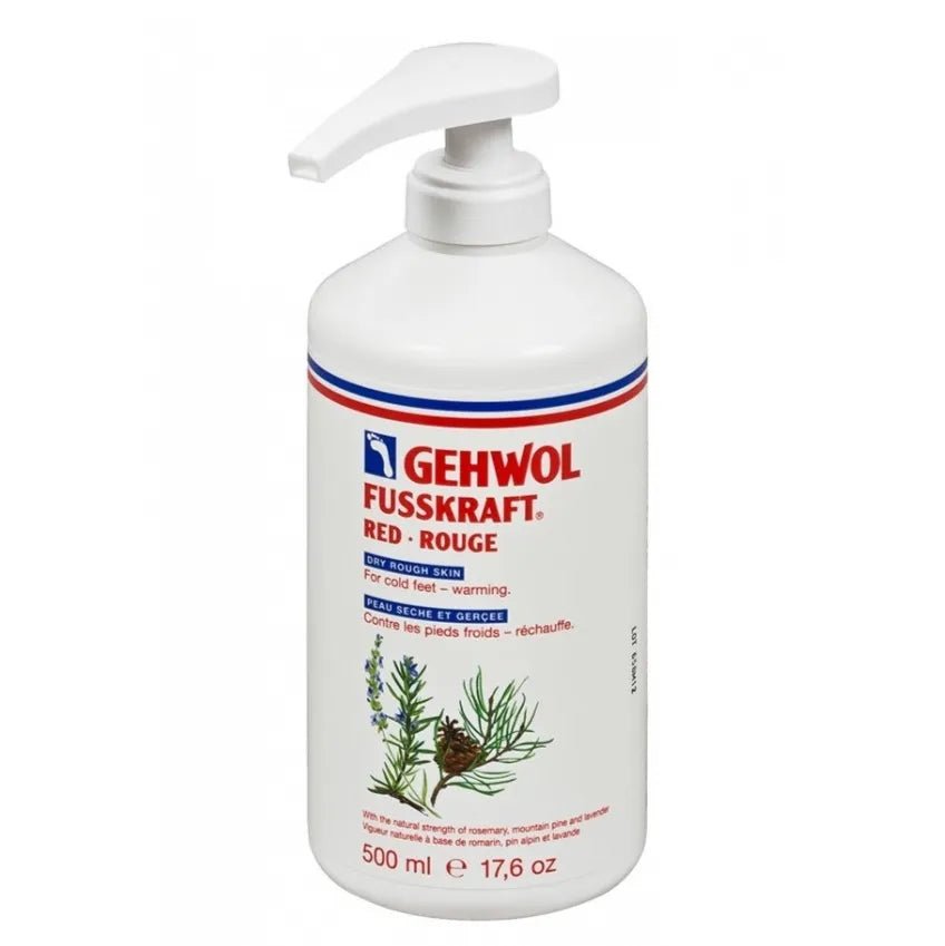 GEHWOL Fusskraft Red Dry Rough Skin, 500ml/ 17.6oz - Level Up Beauty Supply