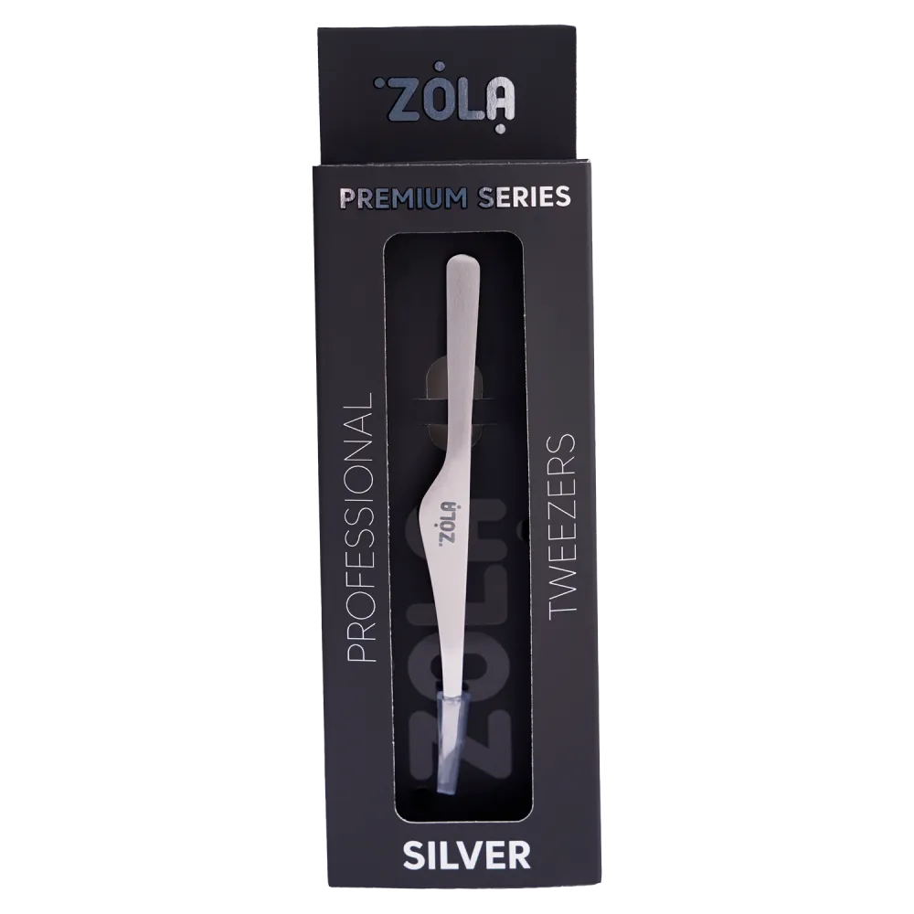 ZOLA - Professional tweezers premium series SILVER