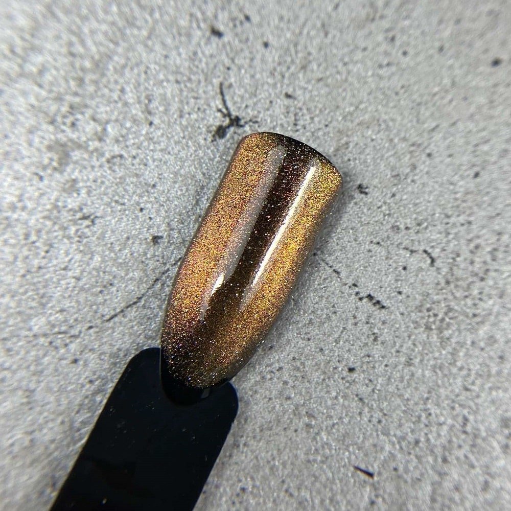 Loona Peacock Reflective Gel Polish Cat Eye 04, 15ml - Level Up Beauty Supply