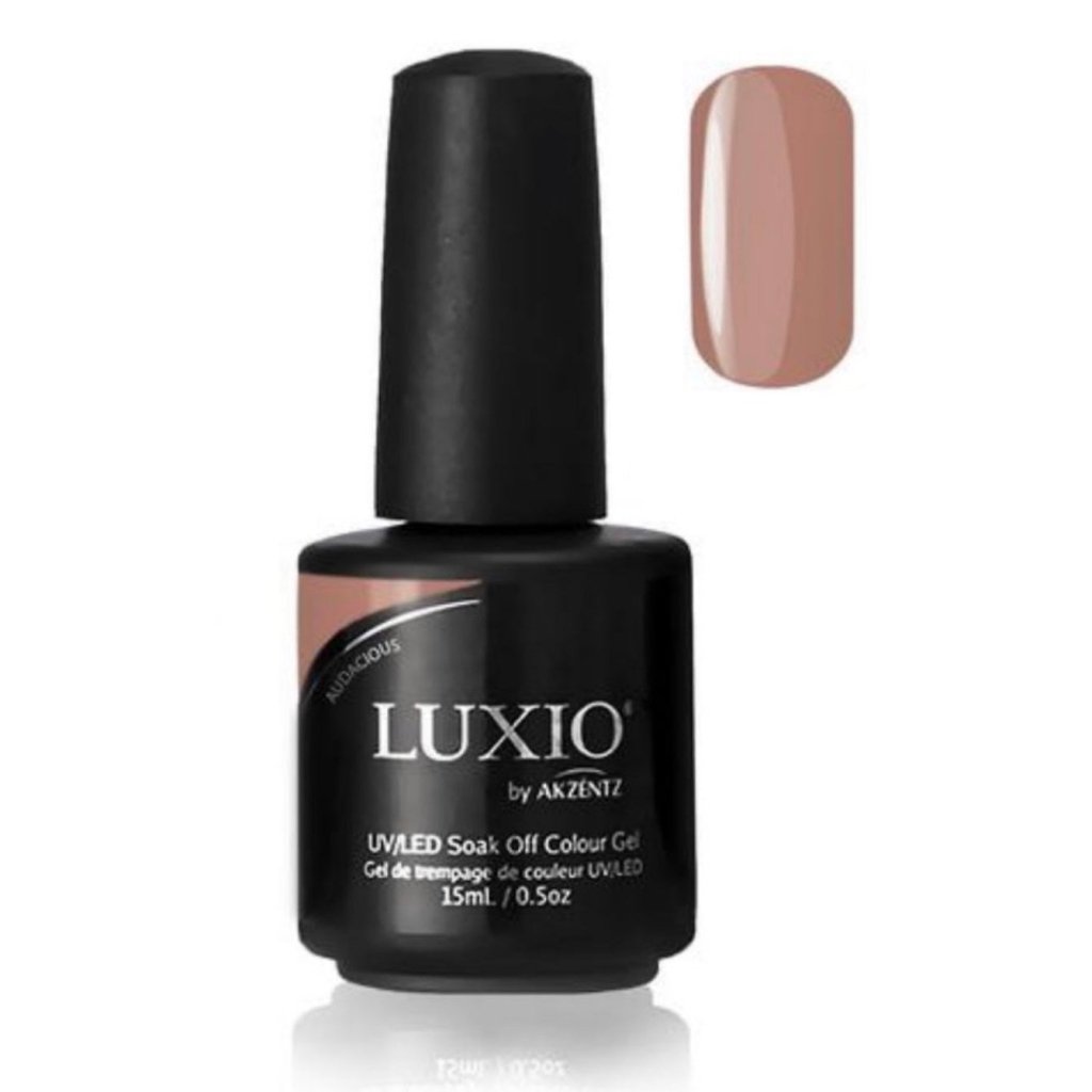 Luxio Colour gel - AUDACIOUS (Shimmer) 15ml/.5oz - Level Up Beauty Supply