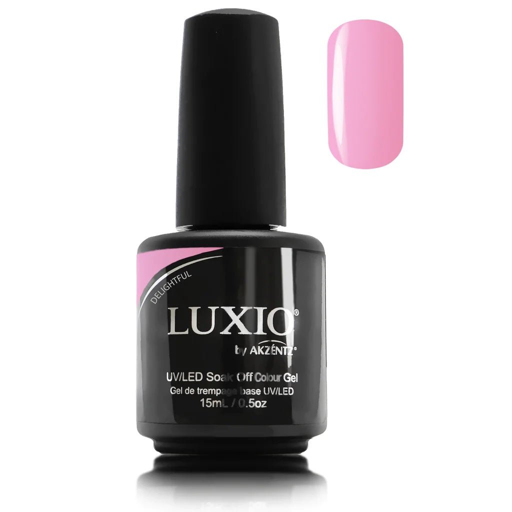 Luxio Colour gel - DELIGHTFUL (Opaque) 15ml/.5oz - Level Up Beauty Supply
