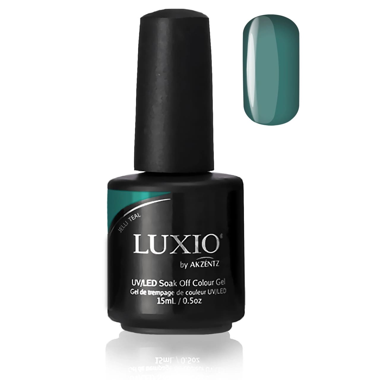 Luxio Colour gel - JELLI TEAL 15ml/.5oz - Level Up Beauty Supply