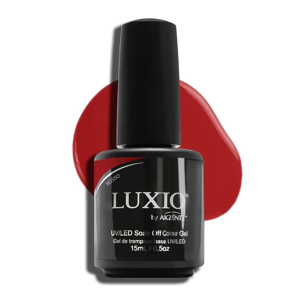 Luxio Colour gel - ROSSO (Opaque) 15ml/.5oz - Level Up Beauty Supply
