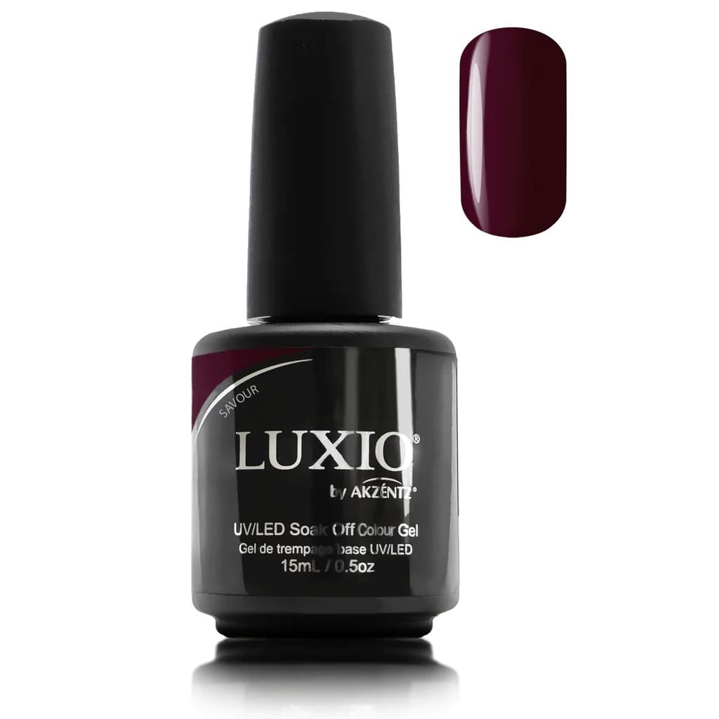 Luxio Colour gel - SAVOUR (Opaque) 15ml/.5oz - Level Up Beauty Supply