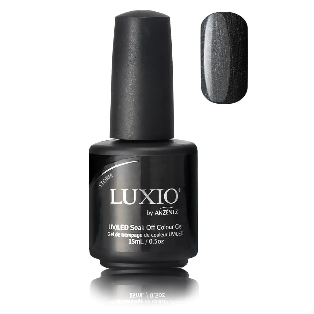 Luxio Colour gel - STORM (Shimmer) 15ml/.5oz - Level Up Beauty Supply