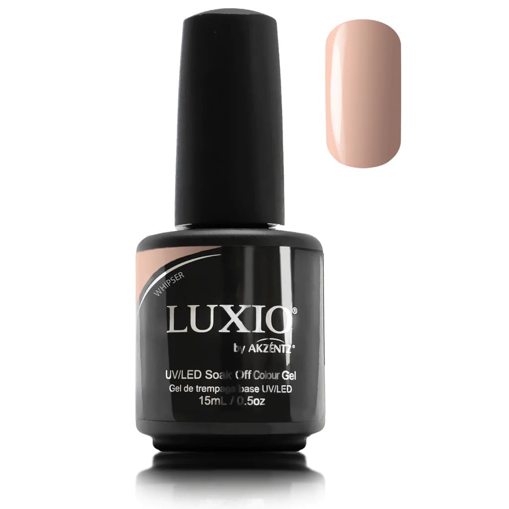 Luxio Colour gel - WHISPER (Opaque) 15ml/.5oz - Level Up Beauty Supply